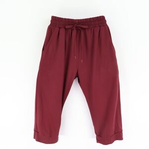 Real Essentials Pants‎ Girls Size L Purple Elastic Waist Drawstring Pockets Soft